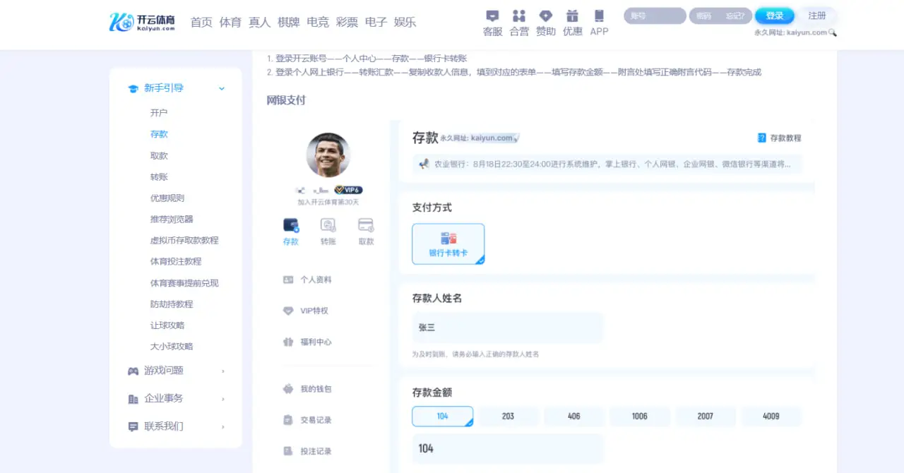 最受欢迎的开云体育充值方式